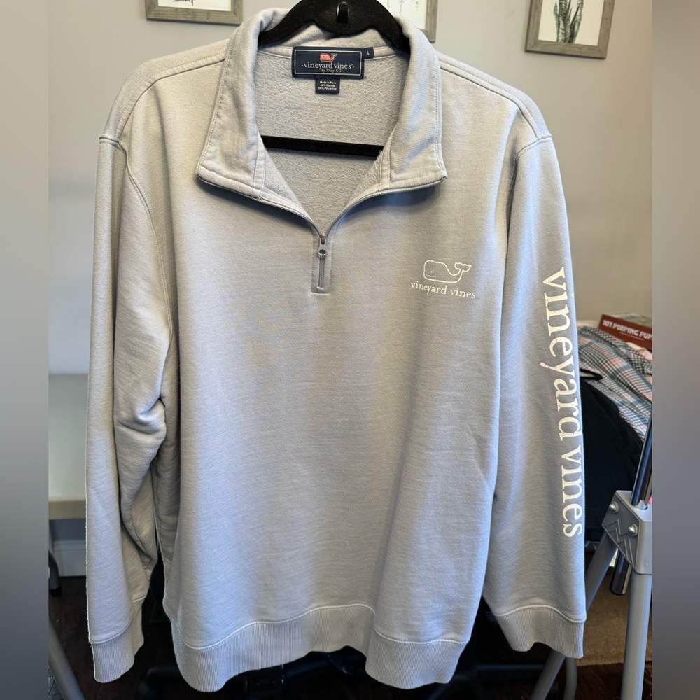 Vineyard Vines - Light Blue Quarter Zip